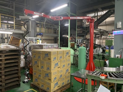 Cầu trục xoay khớp nối đế di động và Lifts All nâng thùng giấy - ảnh 8