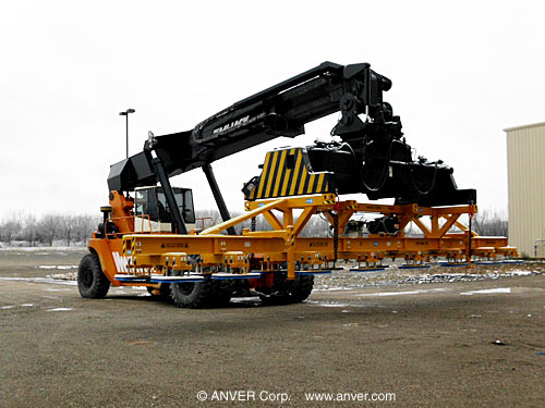 ANVER E5000M16-538QTC-8/60FX electric powered heavy duty vacuum lifter with 16 pads