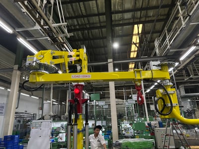 Tay nâng trợ lực di động 120 kg có cột chỉnh chiều cao - ảnh 46