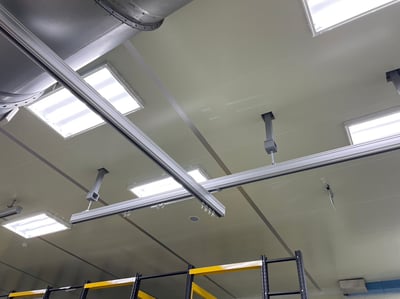 Thanh ray nhôm treo trần, treo pa lăng điện cho nhà xưởng - ảnh 40