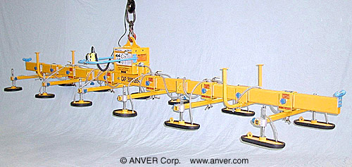 ANVER E200M12-231-6/44FPSP twelve pad electric powered vacuum lifter