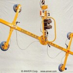 ANVER E50M4-110-2/44VMR, thiết bị nâng chân không kẹp đứng bốn mặt hút chạy điện, có xoay tay