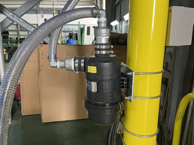 Cầu trục xoay ray nhôm đế di động hút chân không thùng giấy - ảnh 7
