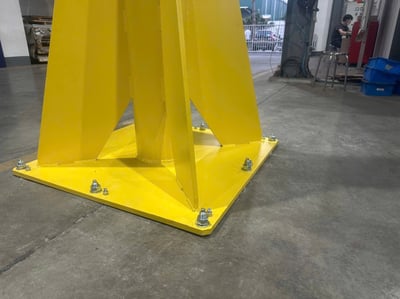 Cầu trục xoay thanh ray 500kg với mặt hút chân không dùng điện hút tấm thép 500kg - ảnh 6