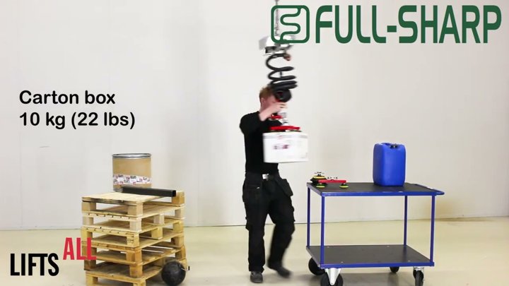 Thiết bị nâng hạ hút chân không đa năng: Thiết bị nâng thùng carton, thùng phuy, thùng nhựa
