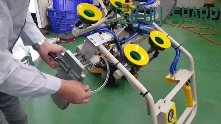Thiết bị nâng hạ hút chân không đa năng thông minh. Thiết bị nâng thùng giấy, thùng carton, nâng bao