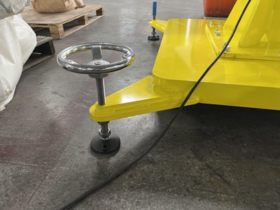 Mobile Aluminum Rail Jib Crane with KITO Hoist and Bag Clamp Tool - ảnh 3