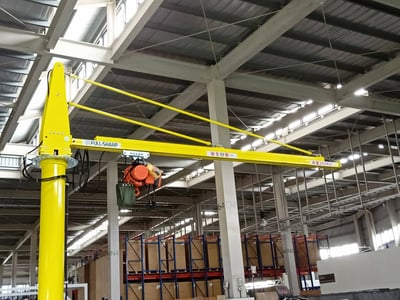 Cầu trục xoay thanh ray 5T treo pa lăng điện 250 kg - ảnh 13