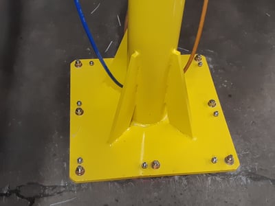 Pneumatic Jib Crane with Vacuum Lifter for Metal Sheets - ảnh 3
