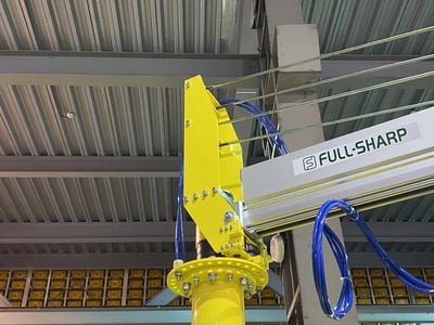 Mobile Base Pneumatic Jib Crane with Multi-Pad Vacuum Lifter for Cartons - ảnh 8