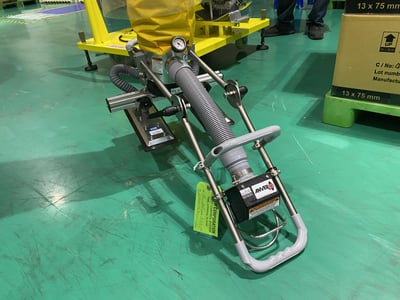 Cầu trục xoay ray nhôm di động và ANVER hút thùng giấy tay cầm dài - ảnh 5