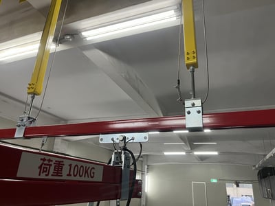 Overhead Rail and Electric Hoist for Lifting Material Rolls - ảnh 3