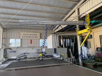 Pneumatic Jib Crane with Vacuum Lifting System for Metal Sheets - ảnh 2