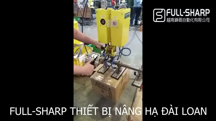 Thiết bị nâng hạ hút thùng giấy, thùng carton, thùng phuy, thùng sơn, thùng dầu
