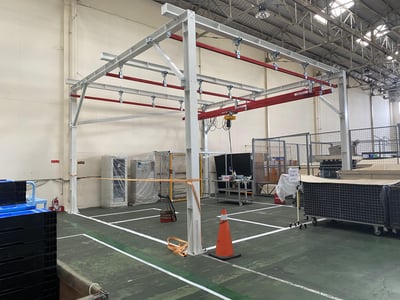 Ceiling-Mounted 5T Rail with KITO Hand Chain Hoist, 100 kg Capacity - ảnh 8