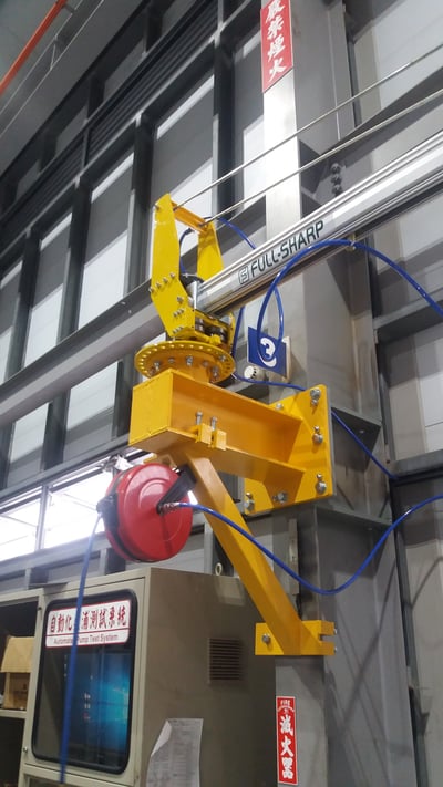 Cầu trục xoay thanh ray nhôm gắn cột treo air balancer ENDO - ảnh 3