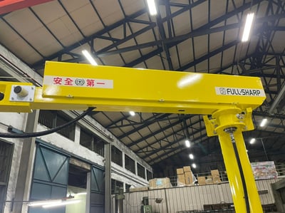 Cầu trục xoay khớp nối khí nén móc hai đầu - ảnh 11