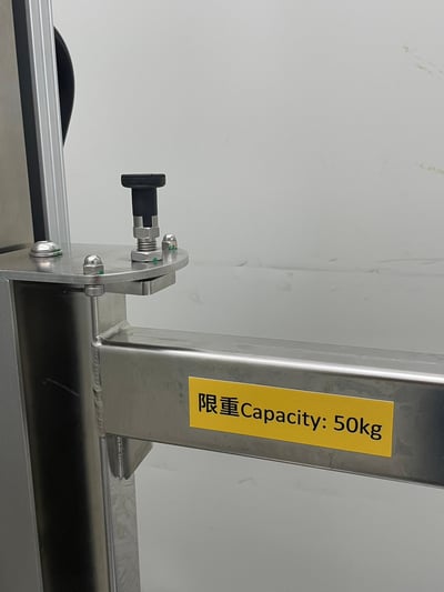 Xe nâng điện đẩy tay phòng sạch, nâng và lật cuộn nguyên liệu 90 độ - ảnh 7
