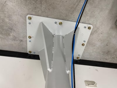 Pneumatic Jib Crane with Hook for CNC Machine Loading, 80 kg Capacity - ảnh 2