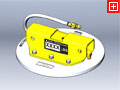 FPA128G33 round foam pad attachment