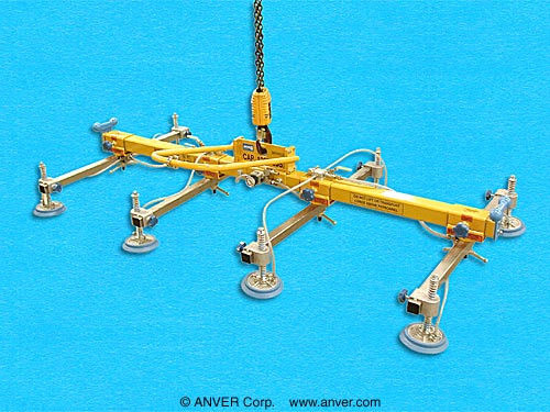 ANVER LB120M8-86-4/44: nâng hạ tôn tấm và tấm kim loại 10 ft x 6 ft (3.0 m x 1.8 m), trọng lượng đến 1200 lb (544 kg)