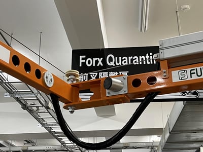 Articulating Jib Crane with Horizontal Pneumatic Hoist for Carton Box Lifting - ảnh 20