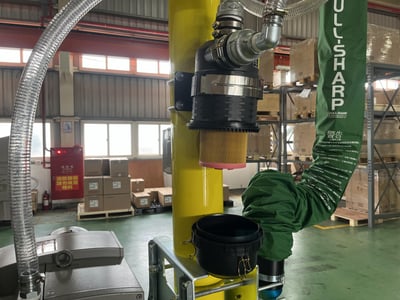 Cầu trục xoay ray nhôm đế di động hút thùng giấy bằng chân không - ảnh 7
