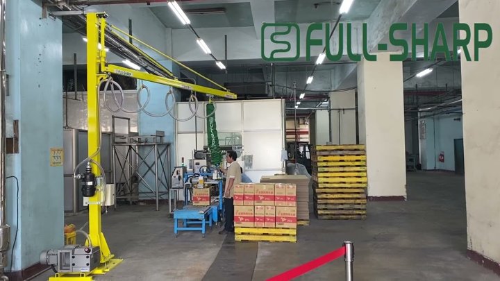 Thiết bị nâng hạ hút chân không thùng carton. Thiết bị nâng thùng carton