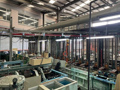 5T Overhead Rail with ENDO Pneumatic Hoist for Flammable Zones - ảnh 1