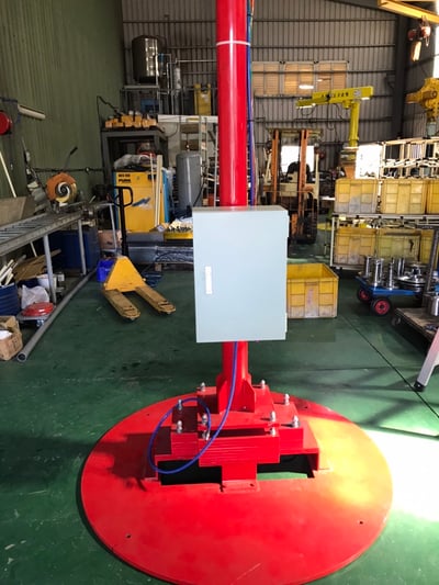 Lifts All Articulating Jib Crane on Round Mobile Base with Vacuum Lifter for Cartons - ảnh 11