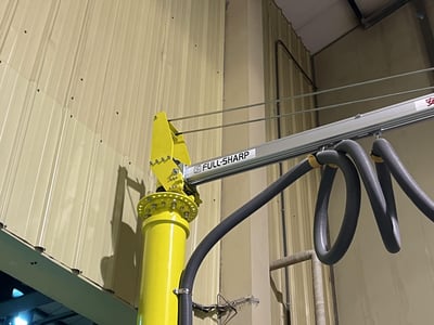 Aluminum Rail Jib Crane with Anver Vacuum Lifter for Bags - ảnh 12