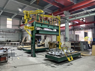 Tay nâng trợ lực treo cột, đầu hút chân không nâng tấm thép - ảnh 13