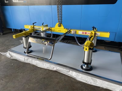 Mặt hút chân không dùng cơ, vacuum pad không cần điện hay khí nén - ảnh 7