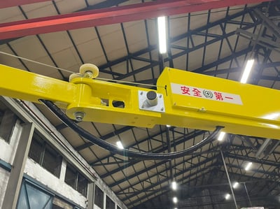 Cầu trục xoay khớp nối khí nén móc hai đầu - ảnh 10