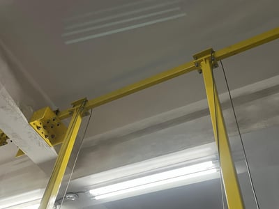 Overhead Rail and Electric Hoist for Lifting Material Rolls - ảnh 4