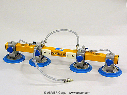 ANVER PA76-4-XX-3 quadruple pad vacuum lifting attachment
