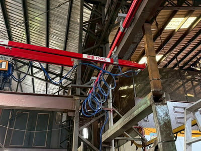 Thanh ray 5T 200 kg, pa lăng COMEUP và tool hút cửa sắt - ảnh 36