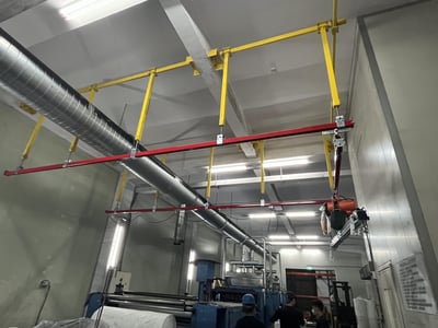 Ceiling-Mounted 5T Rail with KITO Hand Chain Hoist, 100 kg Capacity - ảnh 15