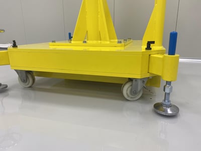 Mobile-Base Jib Crane with Push Handle and Electric Hoist - ảnh 9