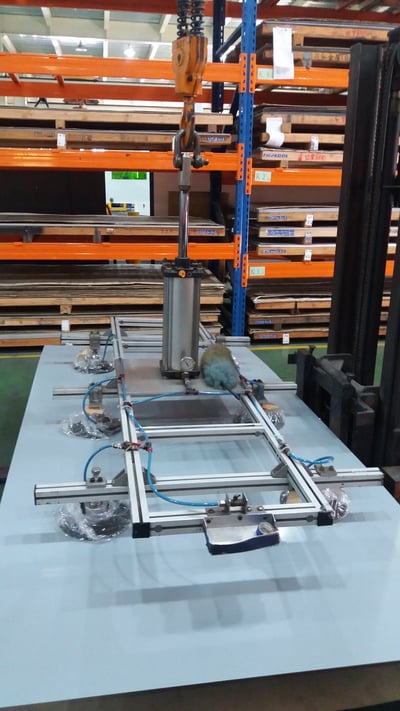 400 kg Mechanical Vacuum Lifting Pad with Vacuum Cylinder, No Electricity Required - ảnh 2