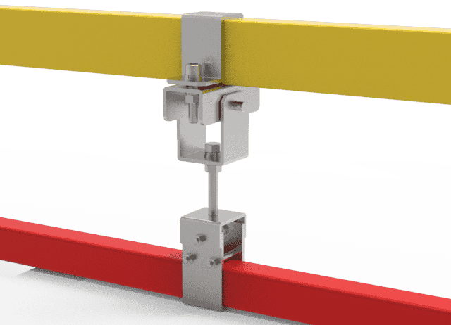 Bộ treo thanh ray dọc