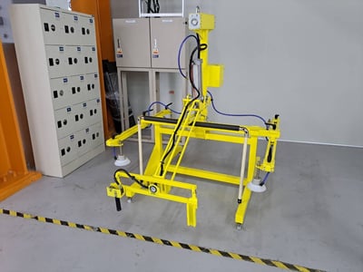 Thanh ray 500 kg palang KITO hút chân không lật gỗ 90 độ - ảnh 2