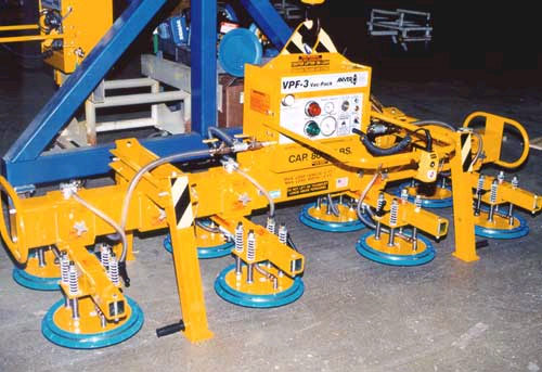 ANVER E800M8-110-4/44 eight pad electric powered heavy duty vacuum lifter