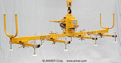 ANVER E24M8-110-4/36 eight pad electric powered vacuum lifter