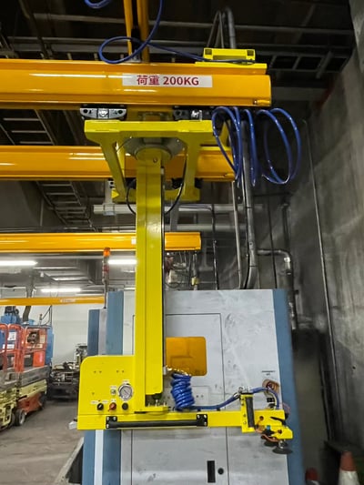 Thanh ray 500kg treo trần cho mặt hút chân không và pa lăng điện - ảnh 5