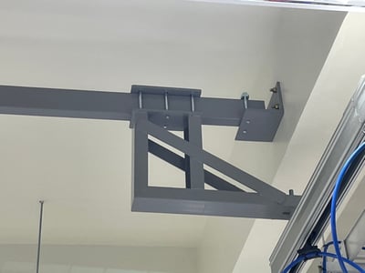 Thanh ray nhôm treo cầu trục khí nén 200 kg cảm ứng lực - ảnh 21