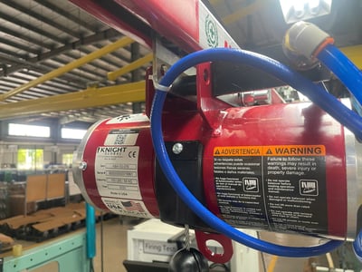 Bộ khung thanh ray 5T treo air balancer 200 kg gắp motor xe - ảnh 16
