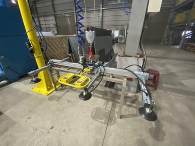 Pneumatic Jib Crane with Vacuum Lifting Pad for Steel Plates - ảnh 6