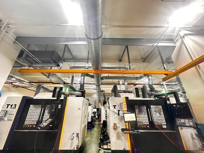 Thanh ray KBK 500kg treo tời servo nâng phôi, khuôn cho máy CNC - ảnh 6
