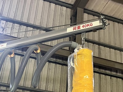 Cầu trục xoay ray nhôm đế di động, hút bao bằng thiết bị ANVER - ảnh 13